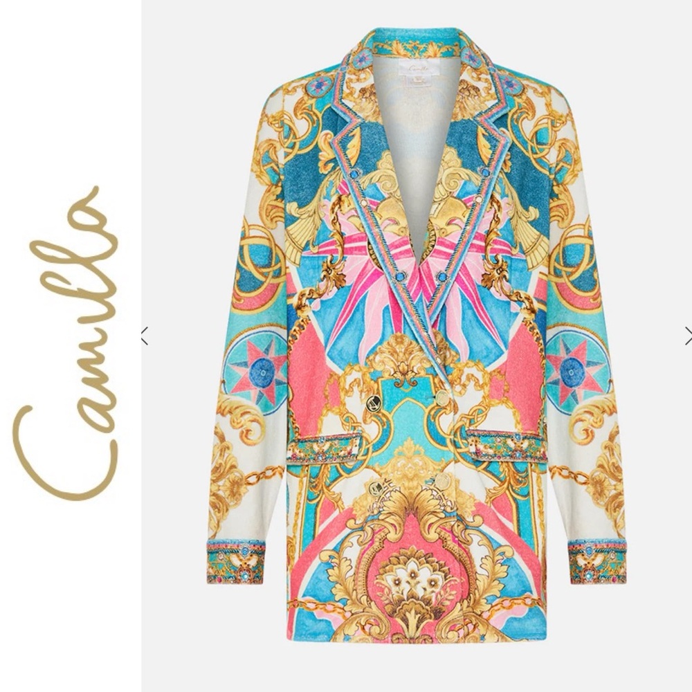 Camilla Double Breasted Soft Sail Away With Me Jacket S - Picture 1 of 15